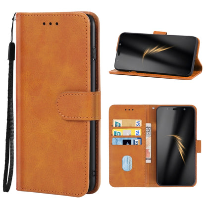 Leather Phone Case For AGM A9 / A9 JBL(Brown) - More Brand by buy2fix | Online Shopping UK | buy2fix