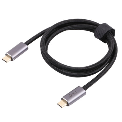 20Gbps USB 3.2 USB-C / Type-C Male to USB-C / Type-C Male Braided Data Cable, Cable Length:2m(Black) - Computer & Networking by buy2fix | Online Shopping UK | buy2fix