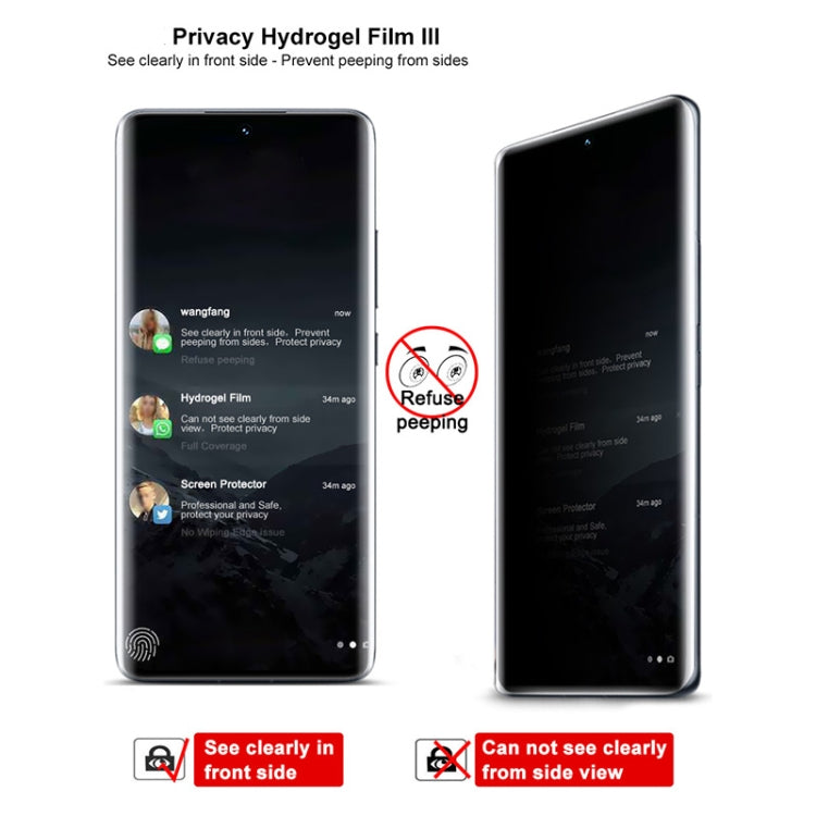 For Xiaomi 12 / 12X 5G imak Curved Full Screen Privacy Hydraulic Film III -  by imak | Online Shopping UK | buy2fix