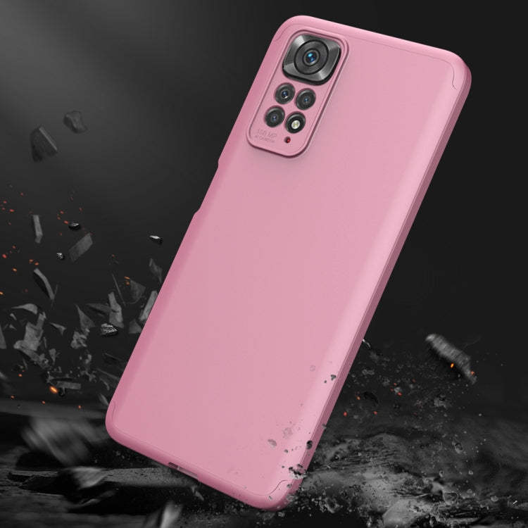 For Xiaomi Redmi Note 11S / 11 Global Version GKK Three Stage Splicing PC Phone Case(Rose Gold) - Xiaomi Accessories by GKK | Online Shopping UK | buy2fix