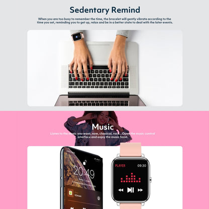 Rogbid Rowatch 1 1.4 inch IPS Screen Smart Watch, Support Blood Pressure Monitoring/Sleep Monitoring(Pink) - Smart Watches by Rogbid | Online Shopping UK | buy2fix