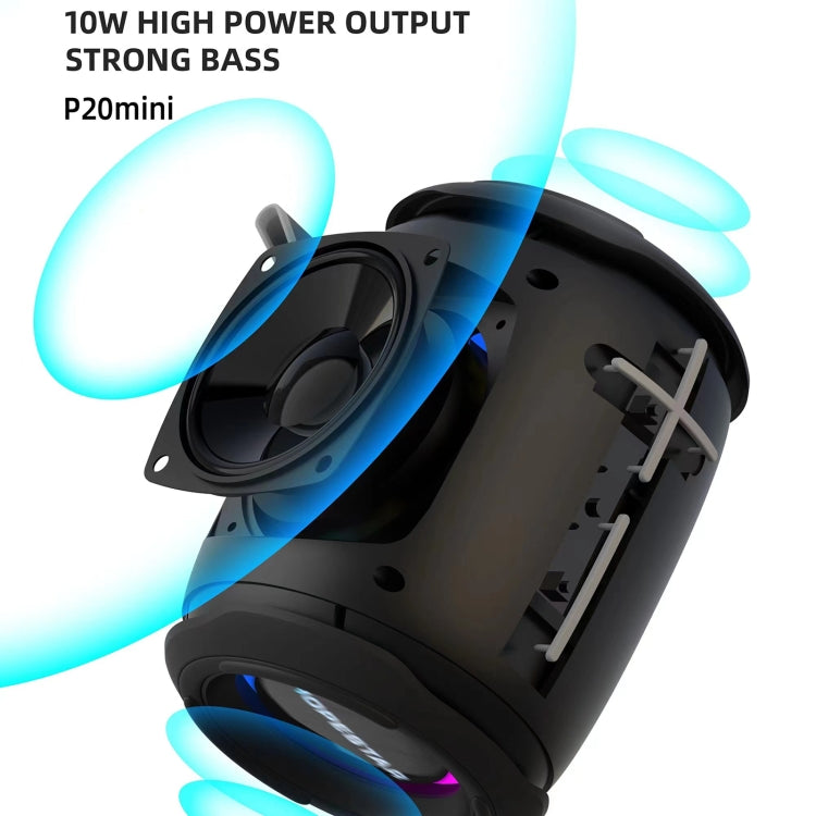 HOPESTAR P20 mini Waterproof Wireless Bluetooth Speaker(Red) - Mini Speaker by HOPESTAR | Online Shopping UK | buy2fix