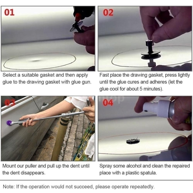 D3 96 in 1 Car Paintless Dent Dings Repair Lifter Tools Kit, Plug Type:UK Plug - In Car by buy2fix | Online Shopping UK | buy2fix