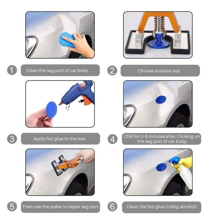 N3 83 in 1 Car Paintless Dent Removal Fender Damage Repair Puller Lifter, Plug Type:US Plug - In Car by buy2fix | Online Shopping UK | buy2fix