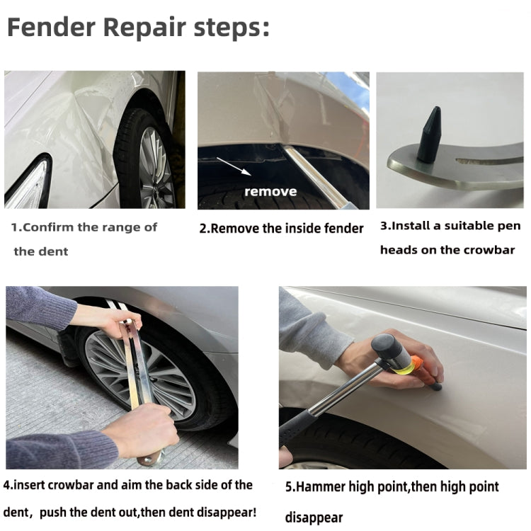 N3 83 in 1 Car Paintless Dent Removal Fender Damage Repair Puller Lifter, Plug Type:UK Plug - In Car by buy2fix | Online Shopping UK | buy2fix