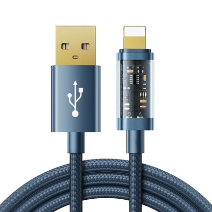 JOYROOM S-UL012A12 USB-A to 8 Pin 2.4A Sync Data Cable, Cable Length:1.2m(Blue) - Normal Style Cable by JOYROOM | Online Shopping UK | buy2fix