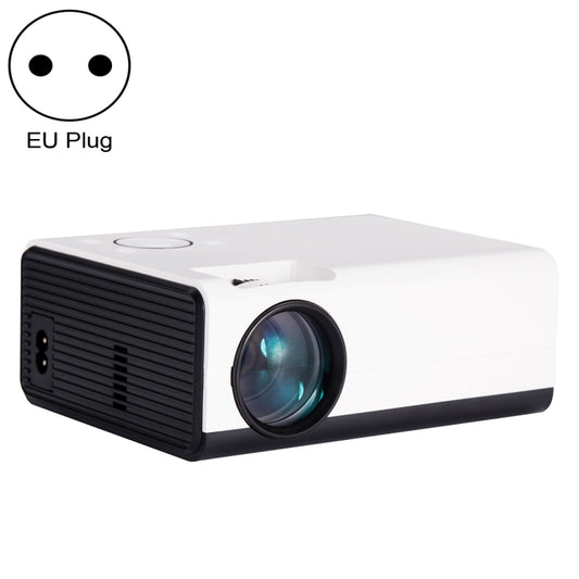 T01 800x480 2200 Lumens Mini LCD Digital Projector, Android Version, EU Plug(White Black) - Consumer Electronics by buy2fix | Online Shopping UK | buy2fix