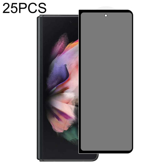 25 PCS Full Cover Anti-peeping Tempered Glass Film For Samsung Galaxy Z Fold3 5G - Galaxy Tempered Glass by buy2fix | Online Shopping UK | buy2fix