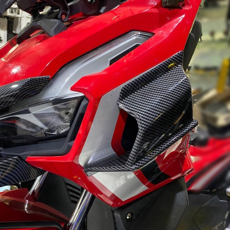 Motorcycle Winglet Aerodynamic Wing Kit Spoiler for Honda ADV150 2019-2020(Black) - In Car by buy2fix | Online Shopping UK | buy2fix