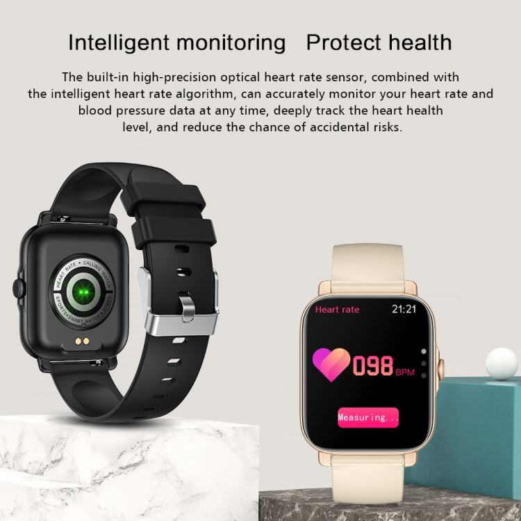 GT30 1.69 inch TFT Screen Smart Watch, TPU Bnad IP67 Waterproof Support Bluetooth Call / Multiple Sports Modes(Gold) - Smart Wear by buy2fix | Online Shopping UK | buy2fix