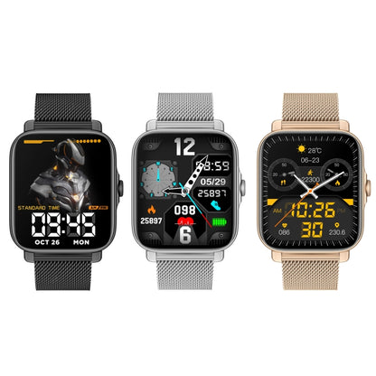 GT30 1.69 inch TFT Screen Smart Watch, Steel Bnad IP67 Waterproof Support Bluetooth Call / Multiple Sports Modes(Black) - Smart Wear by buy2fix | Online Shopping UK | buy2fix