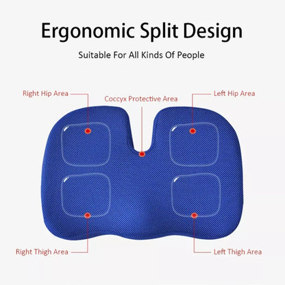 Soft U-shaped cushion Ergonomic Seat, Model:Mesh Style(Blue) - Home & Garden by buy2fix | Online Shopping UK | buy2fix