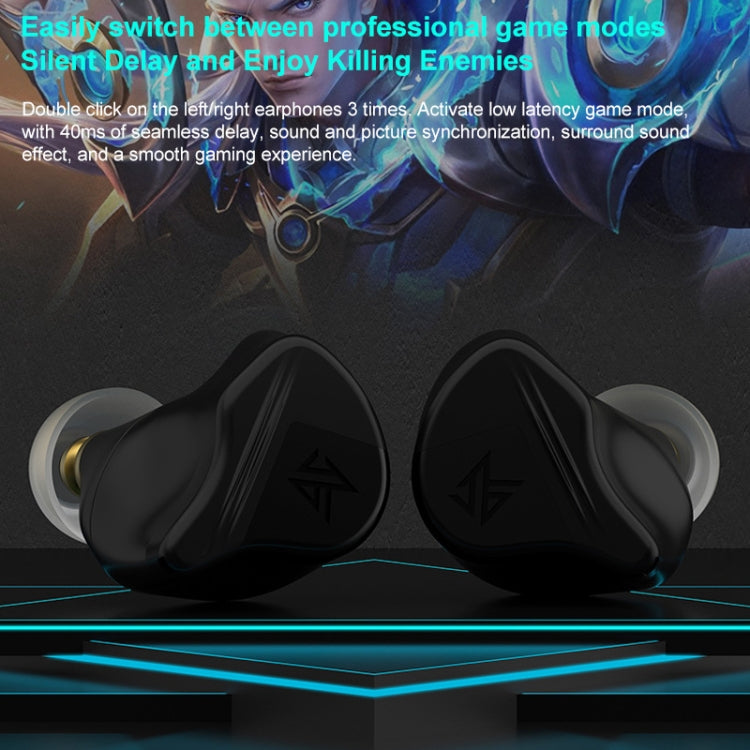 KZ-VXS Ten-Unit Coil Iron Stereo In-Ear Sports Bluetooth Earphones(Obsidian Black) - Bluetooth Earphone by KZ | Online Shopping UK | buy2fix