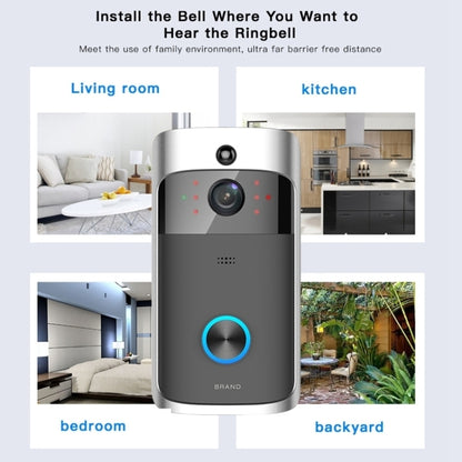 M3 720P Smart WIFI Ultra Low Power Video Visual Doorbell With Ding Dong Version(AU Plug) - Security by buy2fix | Online Shopping UK | buy2fix
