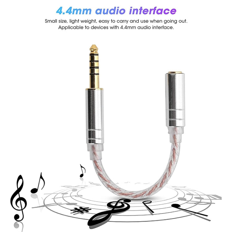 ZS0156 Balanced Inter-conversion Audio Cable(4.4 Balanced Male to 3.5 Balanced Female) - Headset Accessories by buy2fix | Online Shopping UK | buy2fix