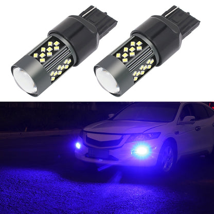 1 Pair 7443 12V 7W Strobe Car LED Fog Light(Blue Light) - In Car by buy2fix | Online Shopping UK | buy2fix