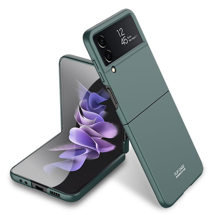 For Samsung Galaxy Z Flip4 GKK Ultra-thin Full Coverage Phone Case(Dark Green) - Galaxy Z Flip4 5G Cases by GKK | Online Shopping UK | buy2fix