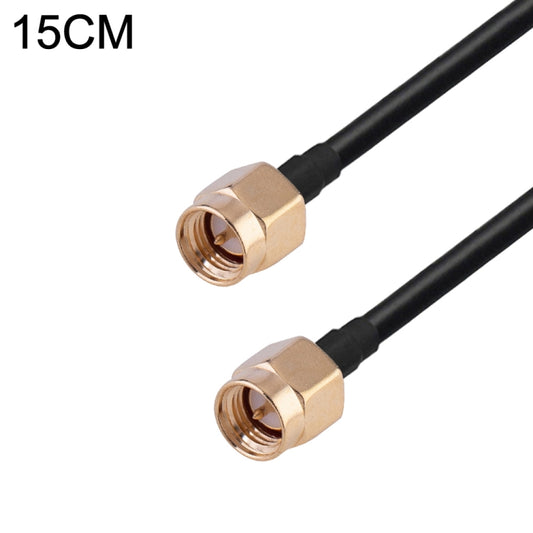 SMA Male to SMA Male RG174 RF Coaxial Adapter Cable, Length: 15cm - Connectors by buy2fix | Online Shopping UK | buy2fix