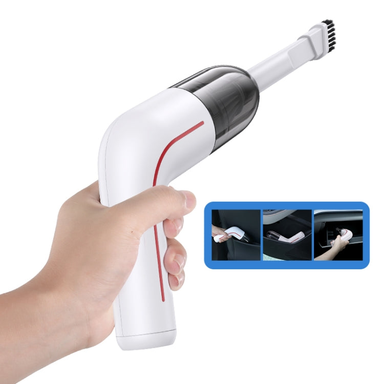 USAMS US-ZB253 LEJ Series Mini Hand-held Vacuum Cleaner(White) - Vacuum Cleaner by USAMS | Online Shopping UK | buy2fix