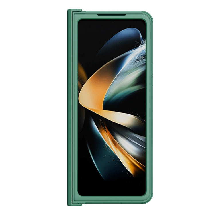 For Samsung Galaxy Z Fold4 NILLKIN Black Mirror Pro Series Camshield PC Phone Case, Simple Set(Green) - Galaxy Z Fold4 5G Cases by NILLKIN | Online Shopping UK | buy2fix