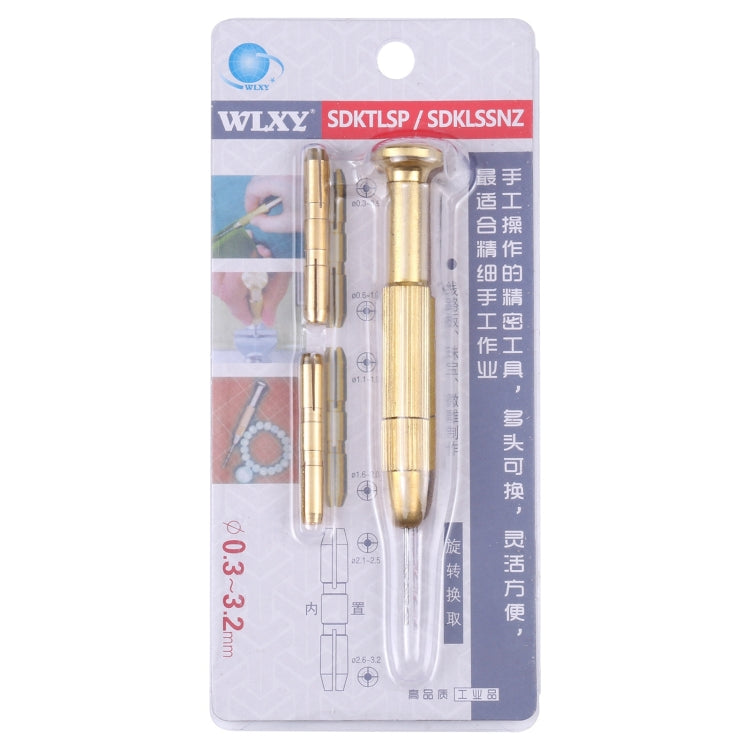 WLXY Mini Micro Copper Hand Drill - Repair & Spare Parts by WLXY | Online Shopping UK | buy2fix