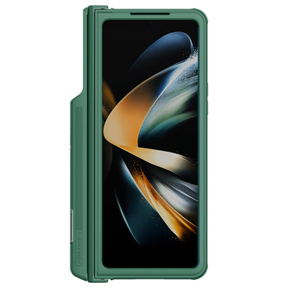 For Samsung Galaxy Z Fold4 5G NILLKIN Black Mirror Pro Series Camshield PC Phone Case with Pen Slot, Set Version(Green) - Galaxy Z Fold4 5G Cases by NILLKIN | Online Shopping UK | buy2fix