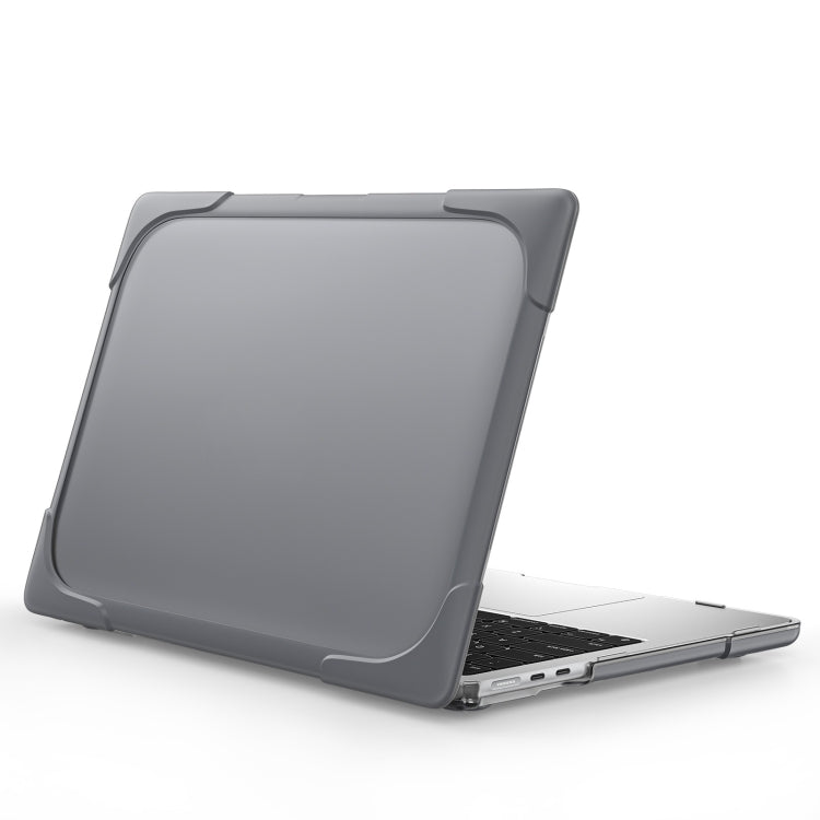 For MacBook Air 13.6 inch A2681 2022 TPU + PC Two-color Anti-fall Laptop Protective Case(Grey) - MacBook Air Cases by buy2fix | Online Shopping UK | buy2fix