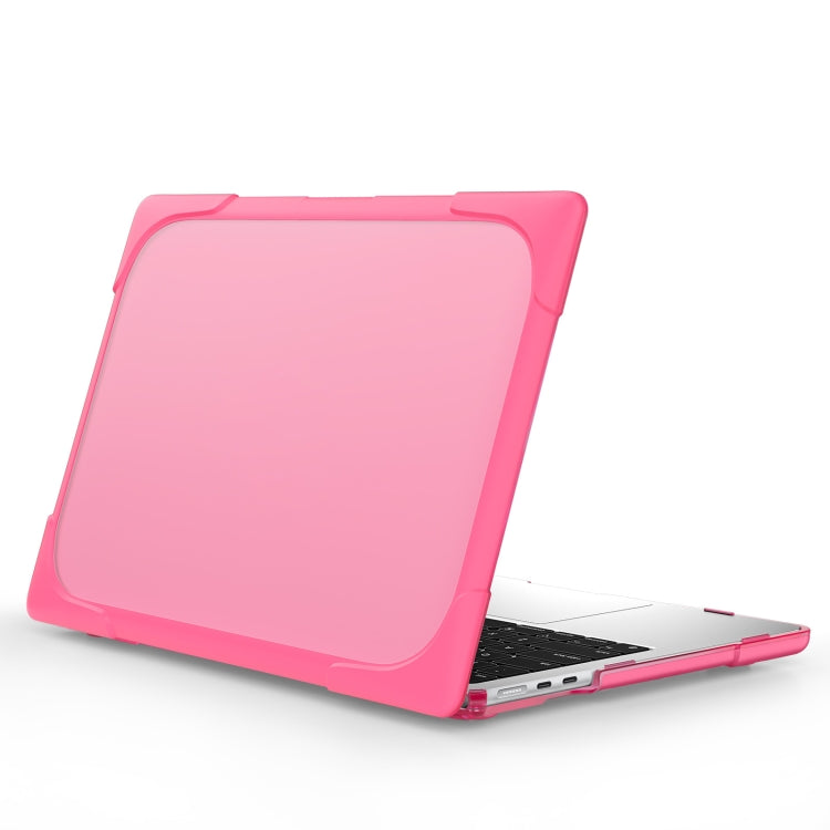 For MacBook Air 13.6 inch A2681 2022 TPU + PC Two-color Anti-fall Laptop Protective Case(Rose Red) - MacBook Air Cases by buy2fix | Online Shopping UK | buy2fix