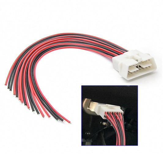 30cm 16Pin Fixed Terminal Extension Cable Male Plug - In Car by buy2fix | Online Shopping UK | buy2fix