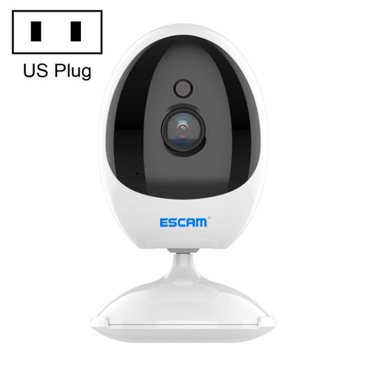 ESCAM QF006 3MP 1296P HD Indoor Wireless PTZ IP Camera IR Night Vision AI Humanoid Detection Home Security CCTV Monitor, Plug Type:US Plug(White) - Security by ESCAM | Online Shopping UK | buy2fix
