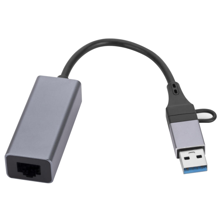 SL-017 USB3.0 Gigabit Network Type-C to Network Port USB HUB - Computer & Networking by buy2fix | Online Shopping UK | buy2fix