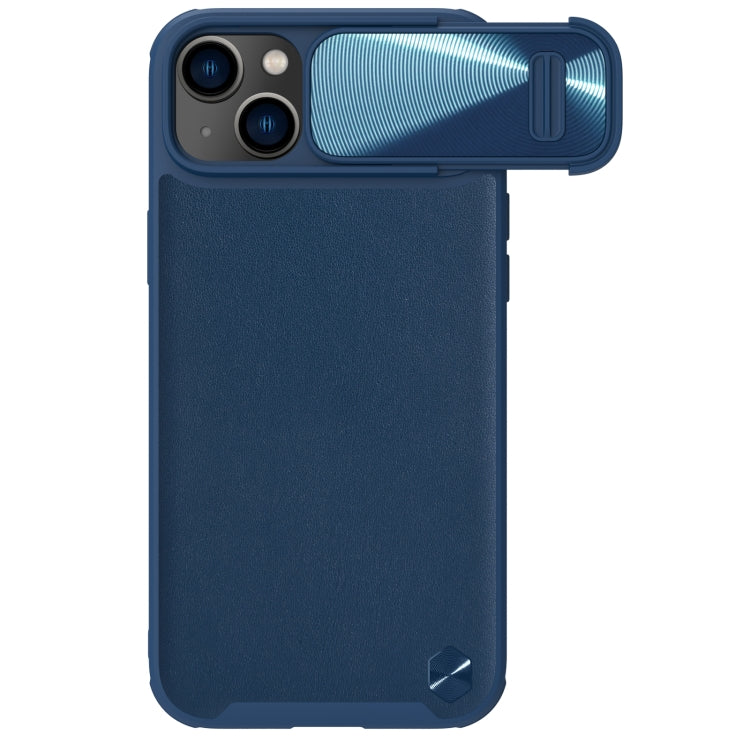 For iPhone 14 NILLKIN PC + TPU Magnetic Phone Case(Blue) - iPhone 14 Cases by NILLKIN | Online Shopping UK | buy2fix