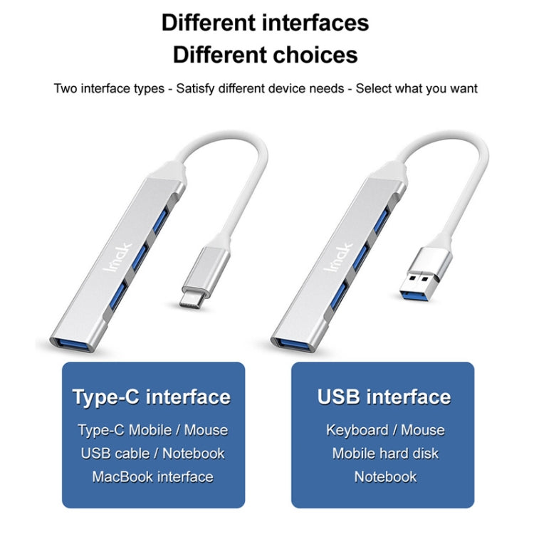 imak 4 in 1 Multifunctional Docking Station HUB, Interface:USB(Silver) - Computer & Networking by imak | Online Shopping UK | buy2fix