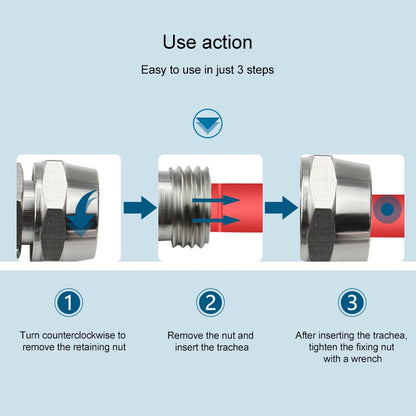 PZA-4 LAIZE Nickel Plated Copper Y-type Tee Pneumatic Quick Connector -  by LAIZE | Online Shopping UK | buy2fix