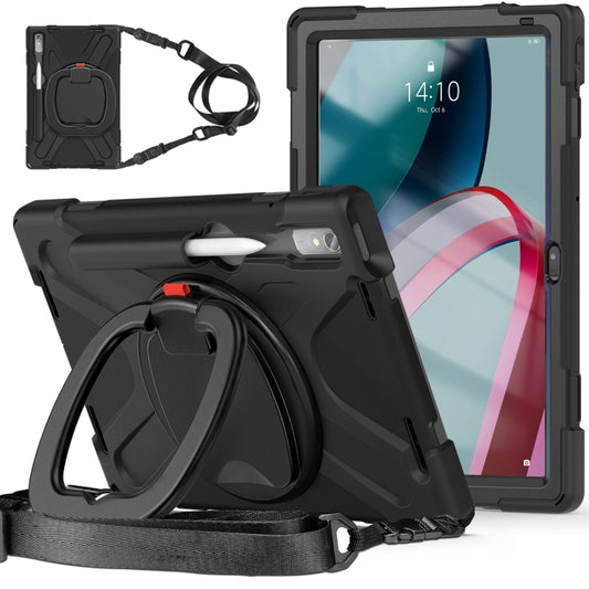 For Lenovo Pad Pro 2022 11.2 inch Silicone + PC Protective Tablet Case(Black) - For Lenovo by buy2fix | Online Shopping UK | buy2fix