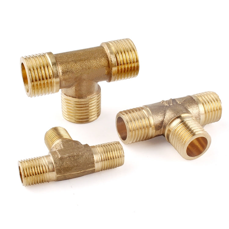 LAIZE External Thread Plumbing Copper Pipe Fittings, Caliber:3 Point(Three Way) -  by LAIZE | Online Shopping UK | buy2fix