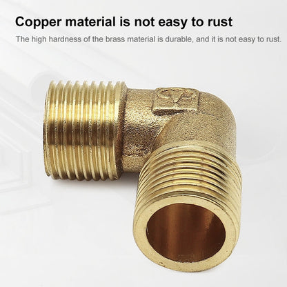 LAIZE External Thread Plumbing Copper Pipe Fittings, Caliber:3 Point(Elbow) -  by LAIZE | Online Shopping UK | buy2fix