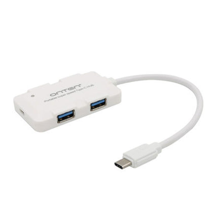 Onten OTN-9102 4-port USB3.0 Portable HUB Docking Station(White) - Computer & Networking by Onten | Online Shopping UK | buy2fix