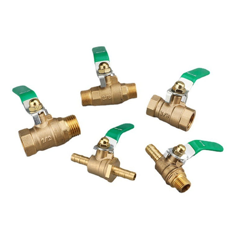 LAIZE Pneumatic Hose Connector Thickened Brass Ball Valve, Size:Outside 2 Point-Barb 10mm -  by LAIZE | Online Shopping UK | buy2fix