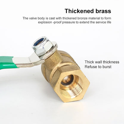 LAIZE Pneumatic Hose Connector Thickened Brass Ball Valve, Size:Outside 3 Point-Barb 10mm -  by LAIZE | Online Shopping UK | buy2fix