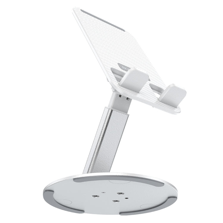 Borofone BH75 Flawless Foldable Rotating Desktop Mobile Phone Tablet Holder(White) - Desktop Holder by Borofone | Online Shopping UK | buy2fix