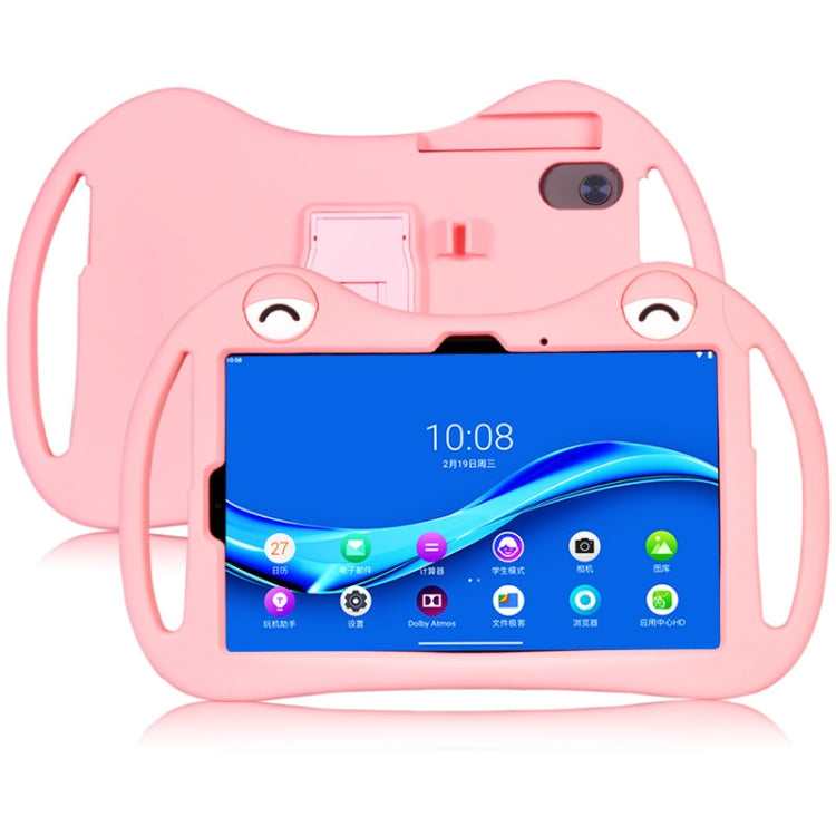 For TCL 10 TabMax 4G 9295G Cartoon Silicone Shockproof Protective Tablet Case(Pink) - Others by buy2fix | Online Shopping UK | buy2fix