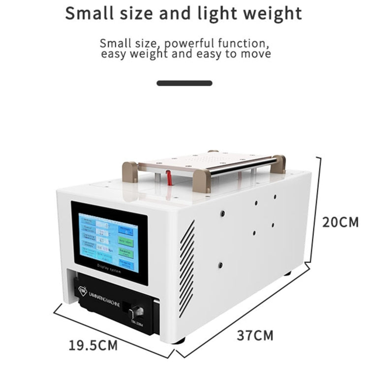 TBK 208M 3 in 1 Mini LCD Touch Screen Vacuum Laminating Bubble Remover Machine, Plug:US Plug - Defoaming Equipment by TBK | Online Shopping UK | buy2fix