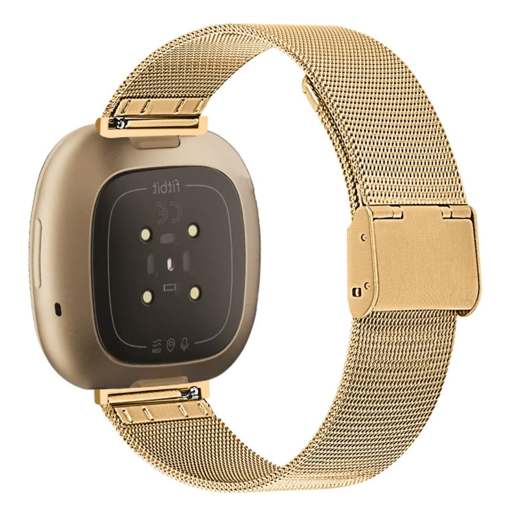 For Fitbit Versa 4 / Sense 2 Milan Buckle Metal Watch Band(Gold) - Watch Bands by buy2fix | Online Shopping UK | buy2fix