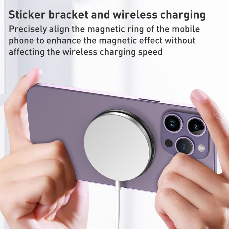 Car Magnetic Dual Axis Ring Phone Holder(Frosted Sky Blue) - Ring Holder by buy2fix | Online Shopping UK | buy2fix