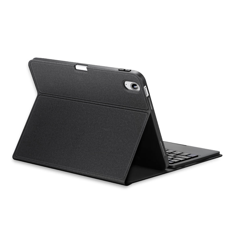 For iPad 10th Gen 10.9 2022 DUX DUCIS TK Series Bluetooth Keyboard Leather Case with Touchpad & Smart Sleep Function(Black) - Universal by DUX DUCIS | Online Shopping UK | buy2fix