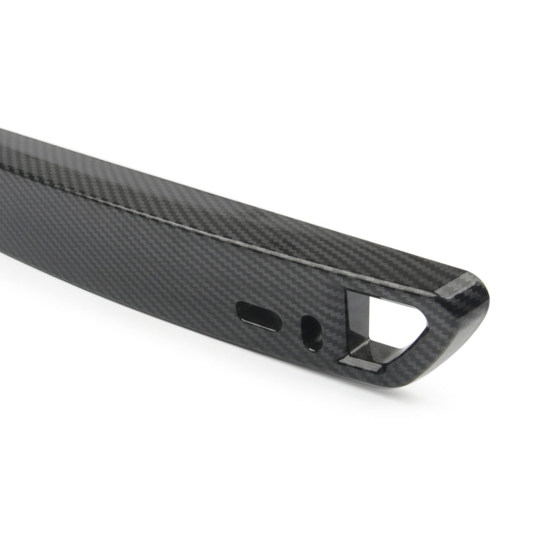 Car Modification Carbon Fiber Pattern License Plate Frame Holder(Black) - In Car by buy2fix | Online Shopping UK | buy2fix