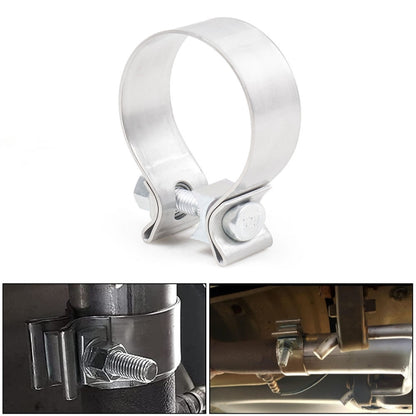 2.5 inch Car Turbo Exhaust Downpipe O-Band Clamp Stainless Steel 304 Flange Clamp - In Car by buy2fix | Online Shopping UK | buy2fix