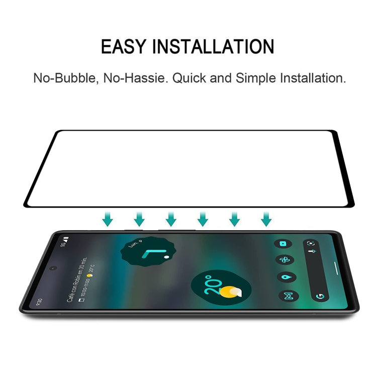For Google Pixel 6a 25pcs Full Glue Full Cover Screen Protector Tempered Glass Film - Google Tempered Glass by buy2fix | Online Shopping UK | buy2fix