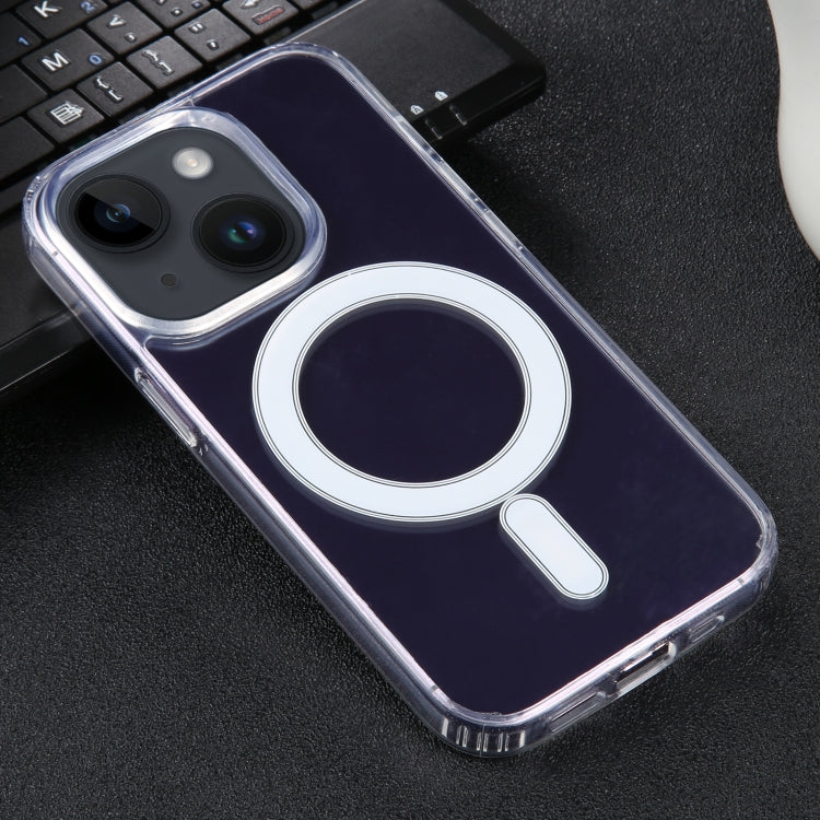 For iPhone 14 Plus GEBEI MagSafe Magnetic Transparent Phone Case - iPhone 14 Plus Cases by GEBEI | Online Shopping UK | buy2fix